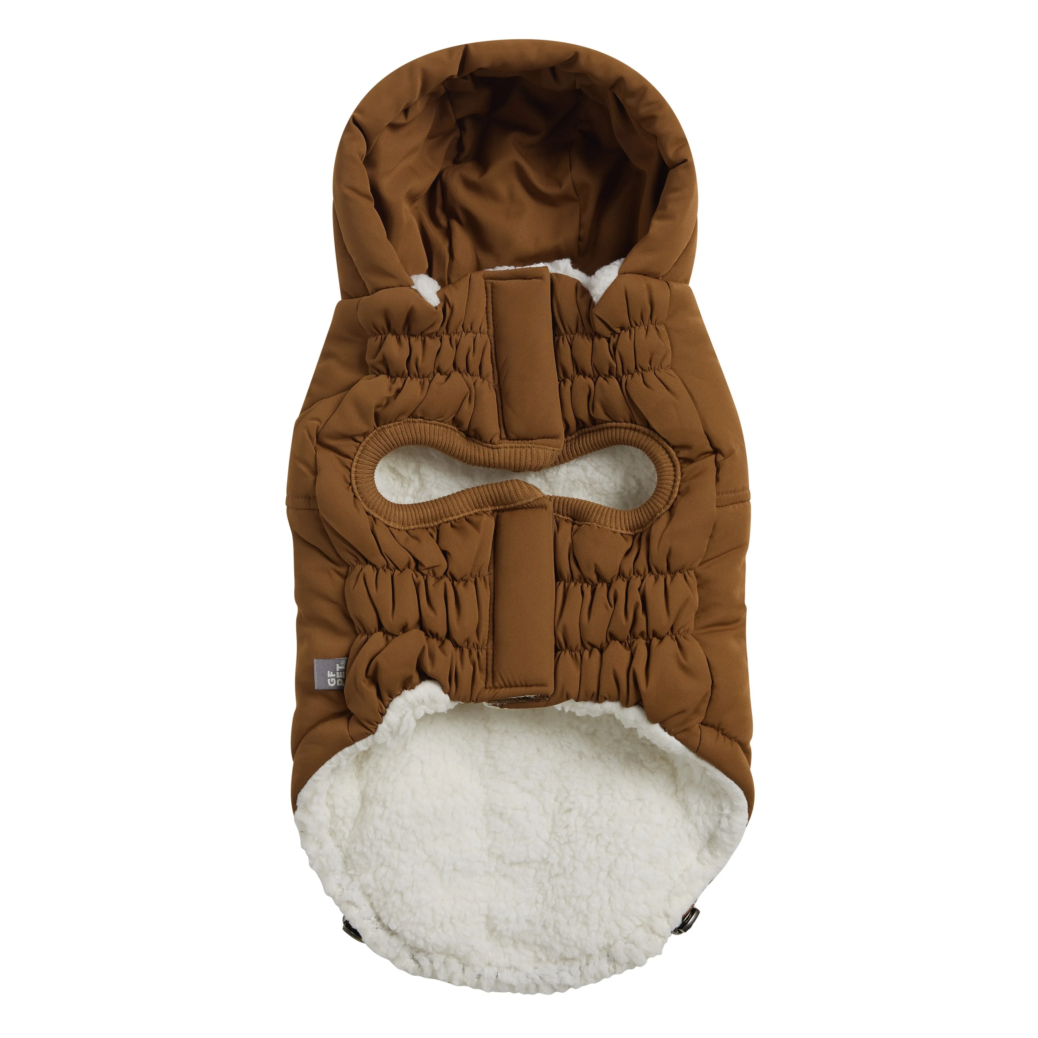 Arctic Parka Dog Winter Coat - Wood