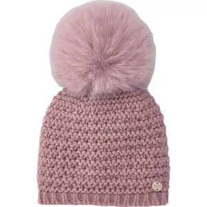 Baby Girls Pink Bambalina Bobble Faux Fur Hat