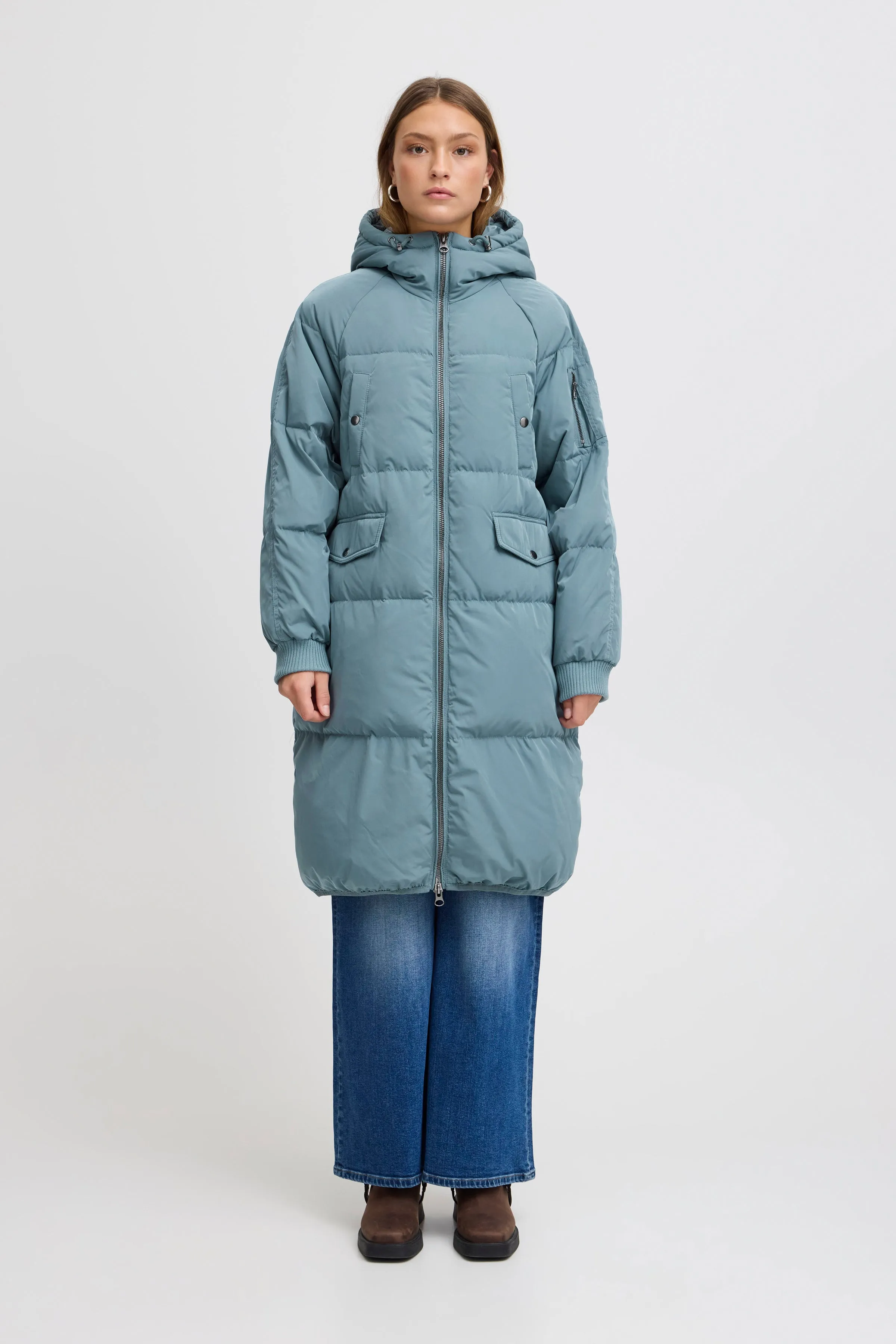 Bunala Down Jacket in Blue Mirage