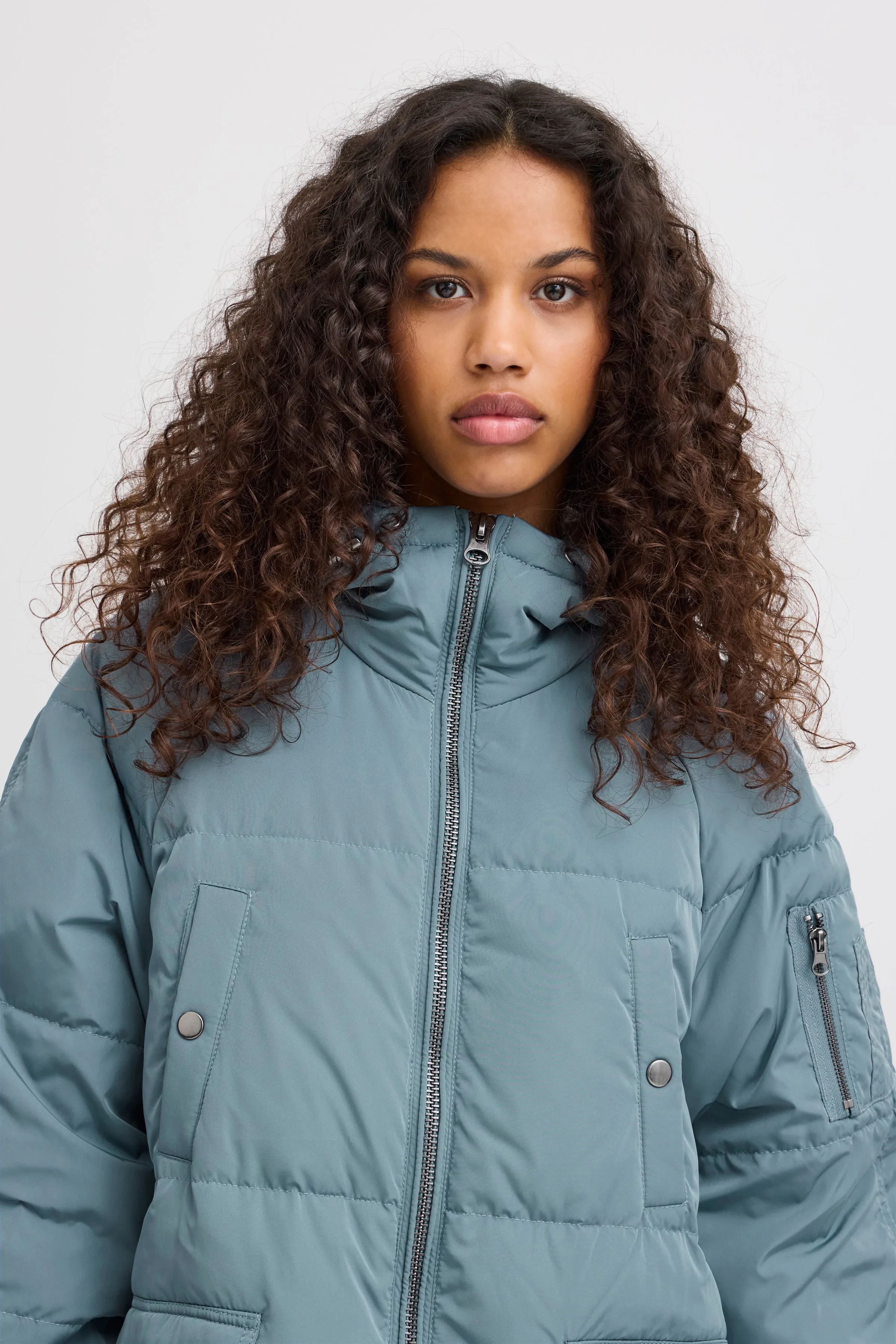 Bunala Down Jacket in Blue Mirage