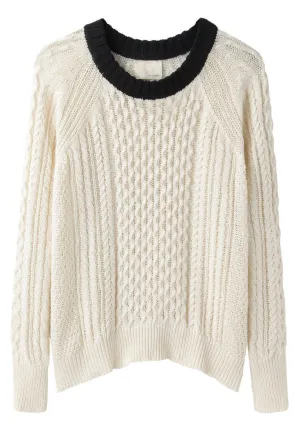 Cable Knit Raglan