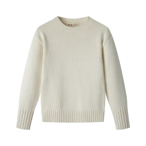 CLASSIC KNIT SWEATER-IVORY