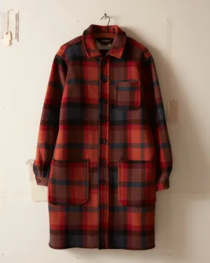 Clinton Street Plaid Coat