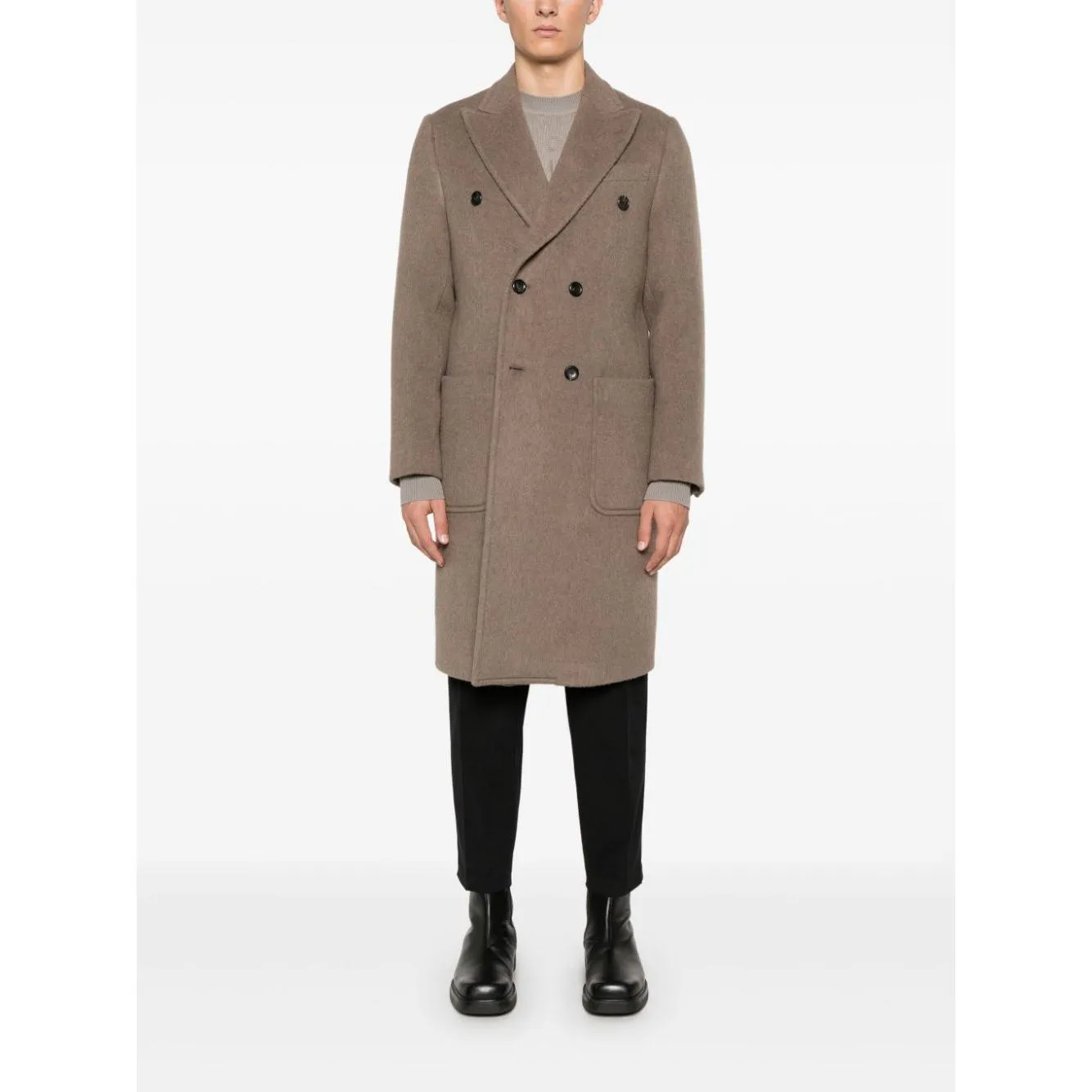 Emporio Armani Coats Brown