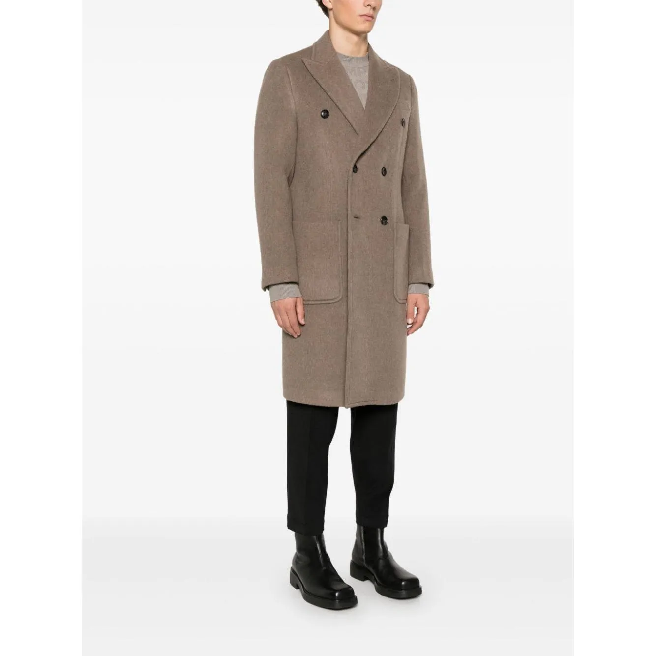 Emporio Armani Coats Brown