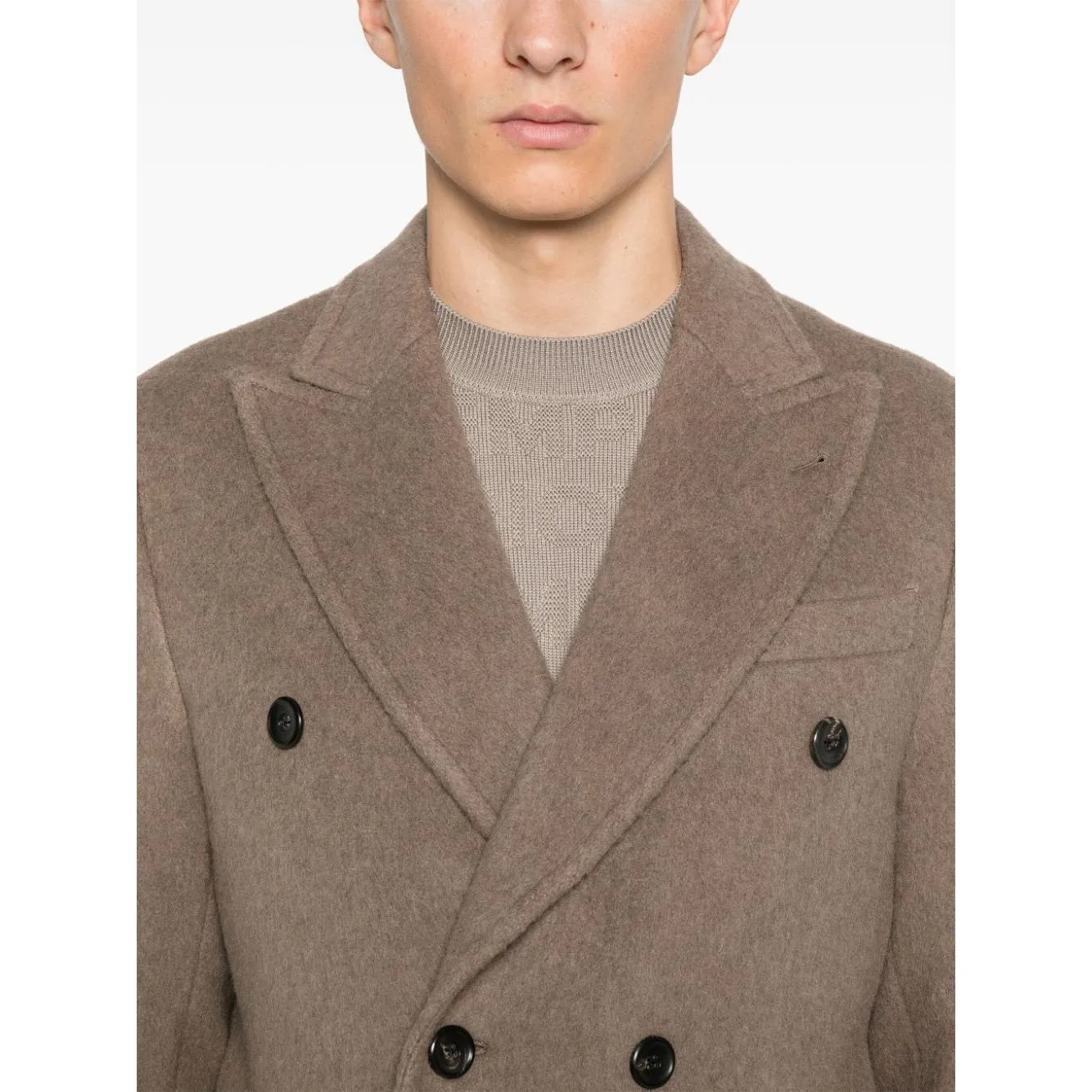 Emporio Armani Coats Brown