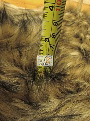 Eurasian Wolf Animal Short Pile Coat Costume Faux Fur Fabric / Sold By The Yard