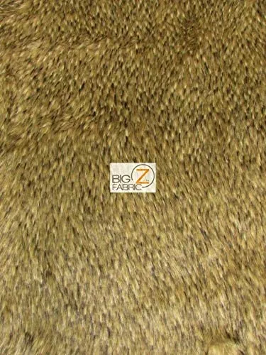 Eurasian Wolf Animal Short Pile Coat Costume Faux Fur Fabric / Sold By The Yard