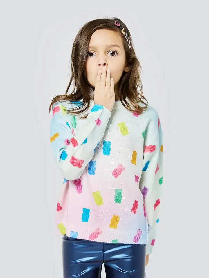 GBY All Over Gummy Bear Printed Sweater