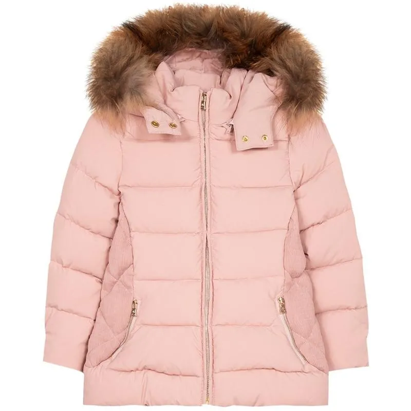 Girls Pink Down Jacket