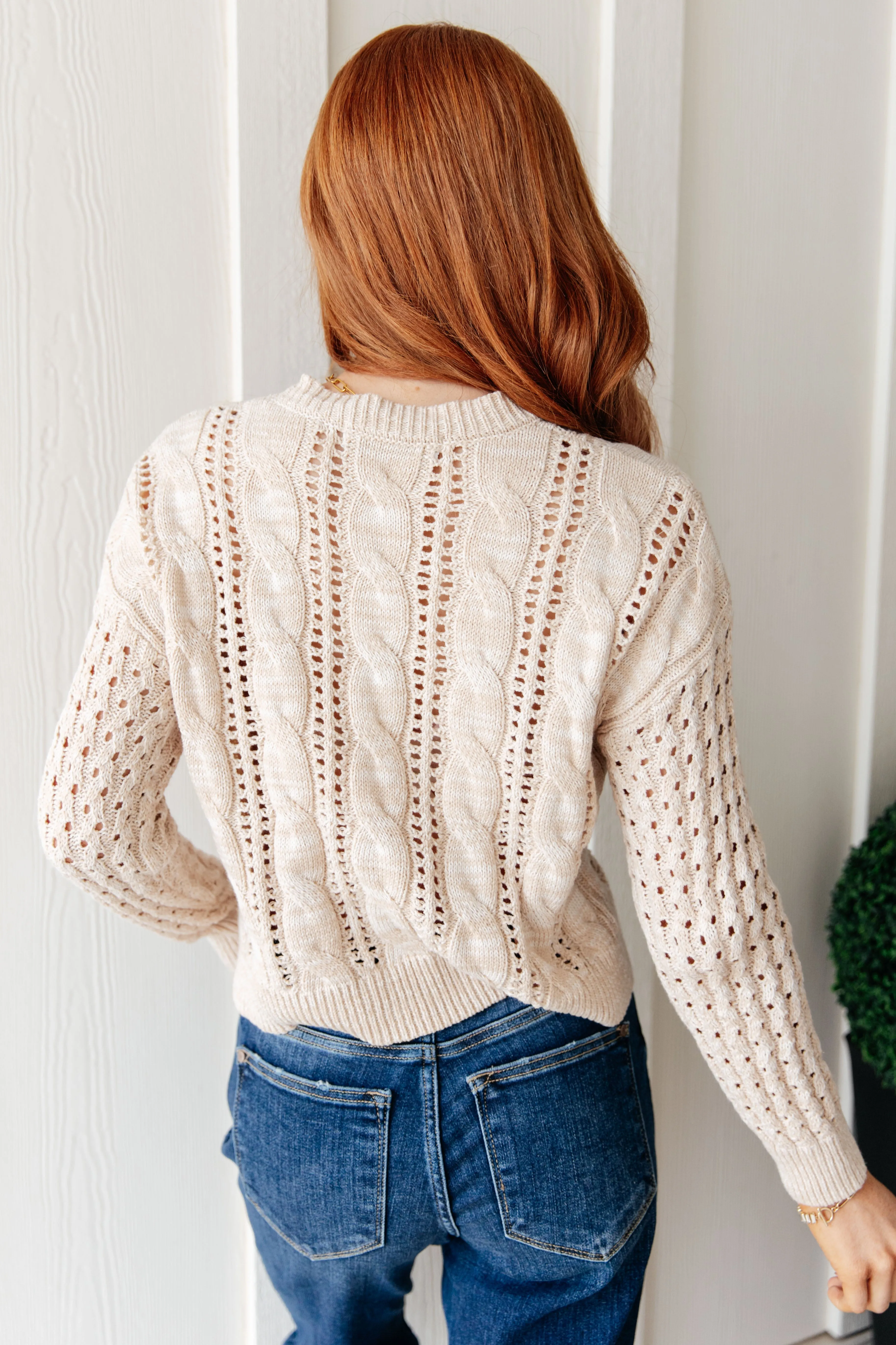 Haylen Cable Knit Sweater