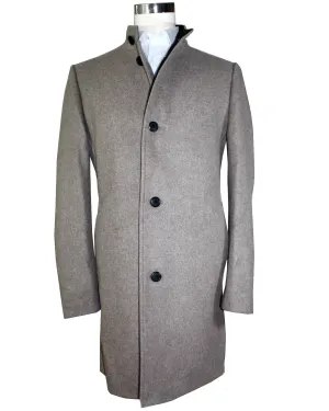 Hugo Boss Wool Coat Medium Beige Long Coat EU 50 - M