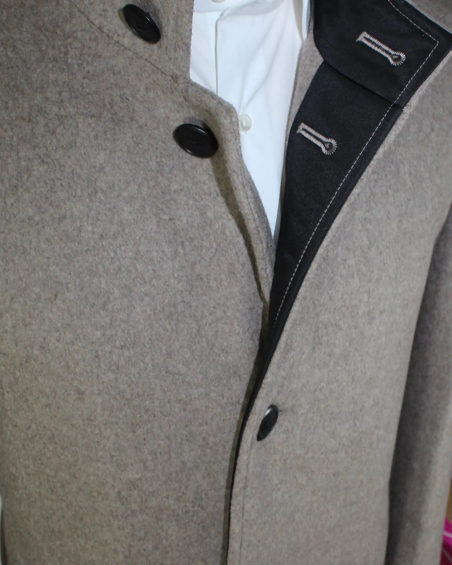 Hugo Boss Wool Coat Medium Beige Long Coat EU 50 - M