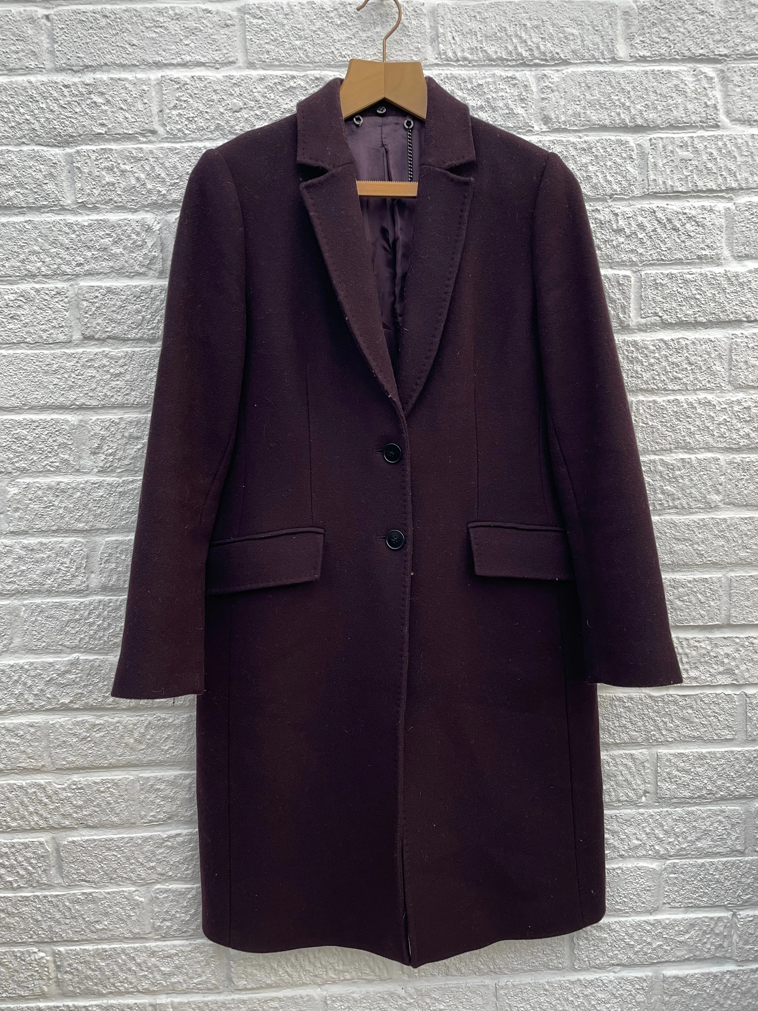 Jigsaw Wool Mix Coat Size 12