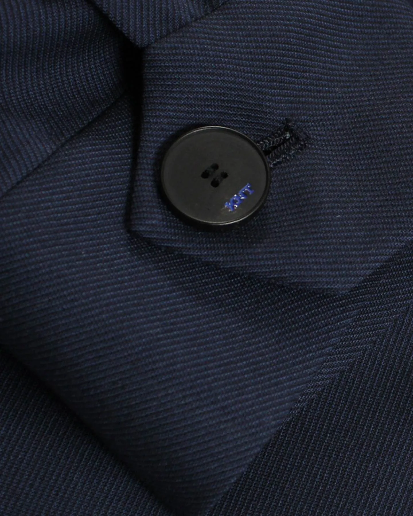 KNT Kiton Wool Coat Dark Navy 14 Micron - EU 48/ US 38 SALE