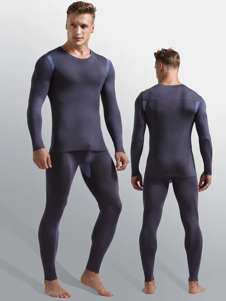 Men's Mesh Breathable Slim Thermal Sets