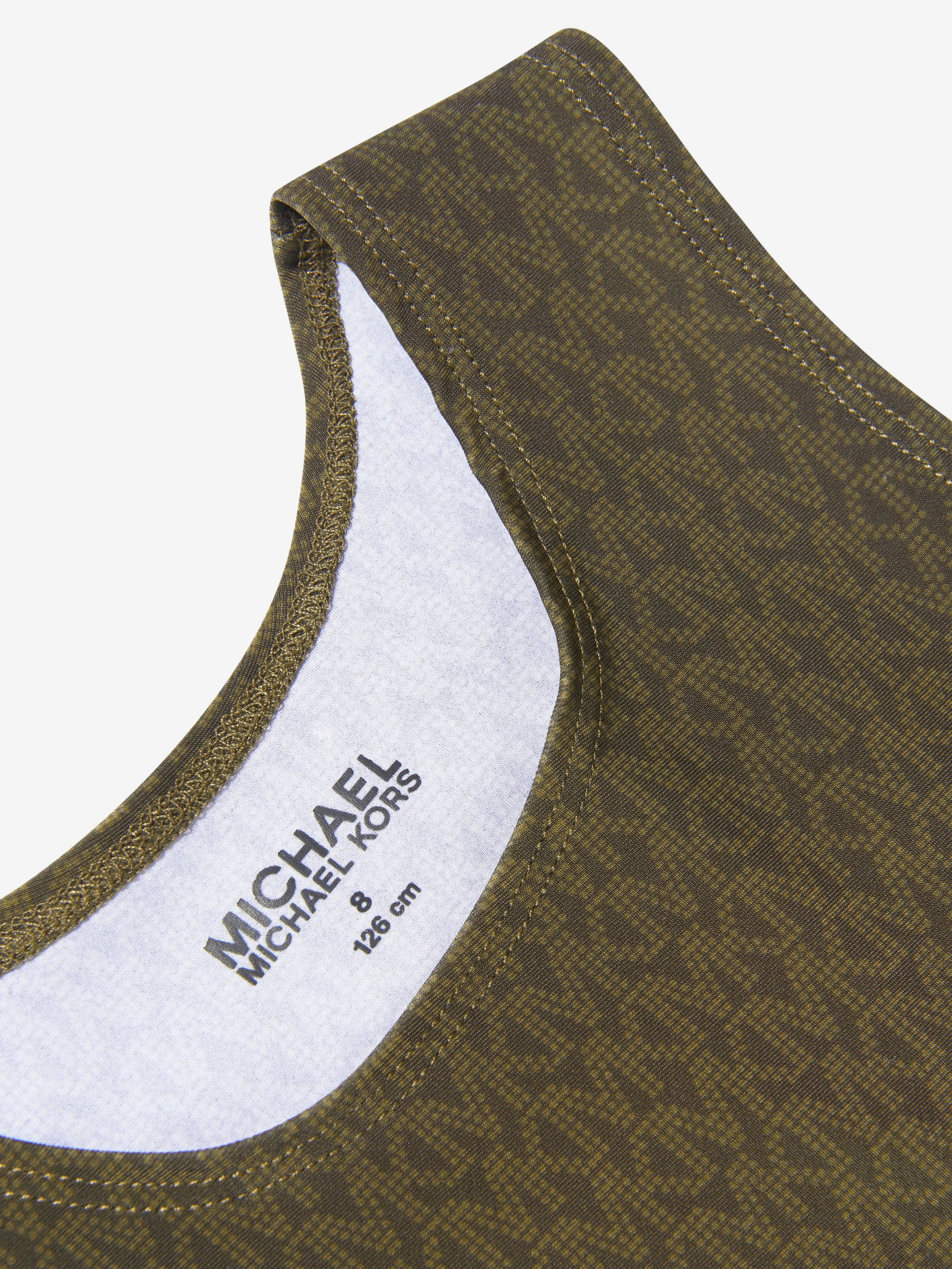 Michael Kors Girls MK Logo Sports Crop Top