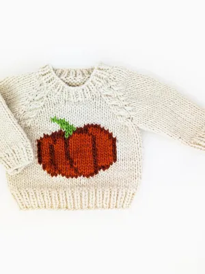 Pumpkin Crew Neck Sweater For Baby & Toddler