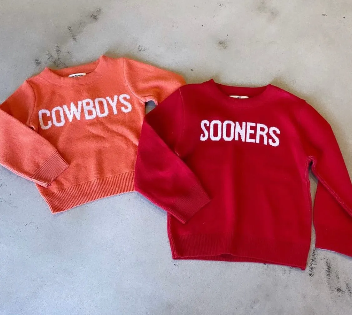 SOONERS Classic Crewneck Sweater - Child