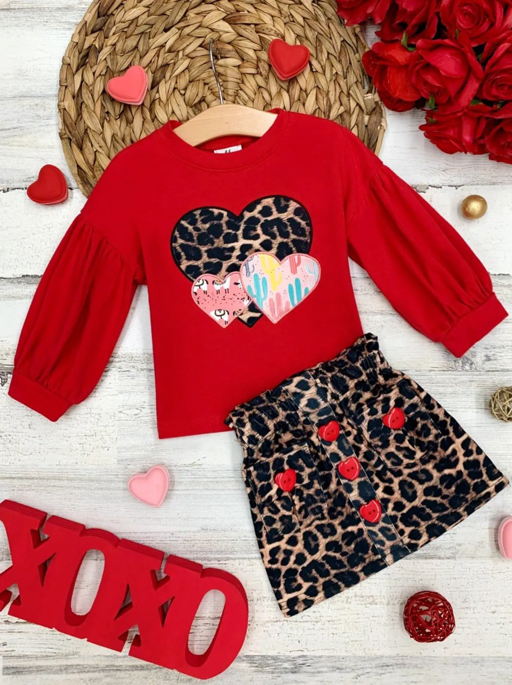 Wild Wild Love Skirt Set