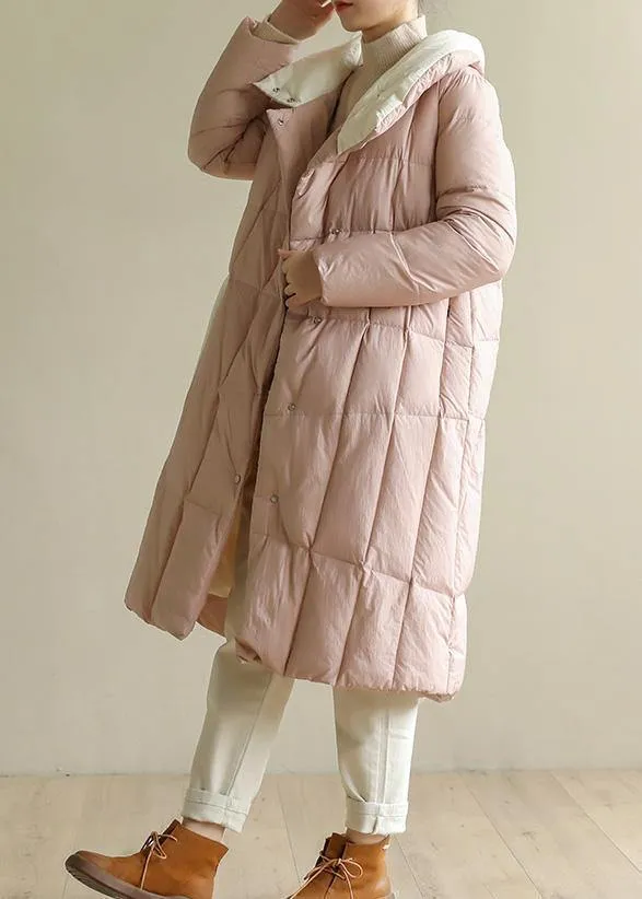 women pink warm winter coat plus size clothing patchwork womens parka stand collar fine coats